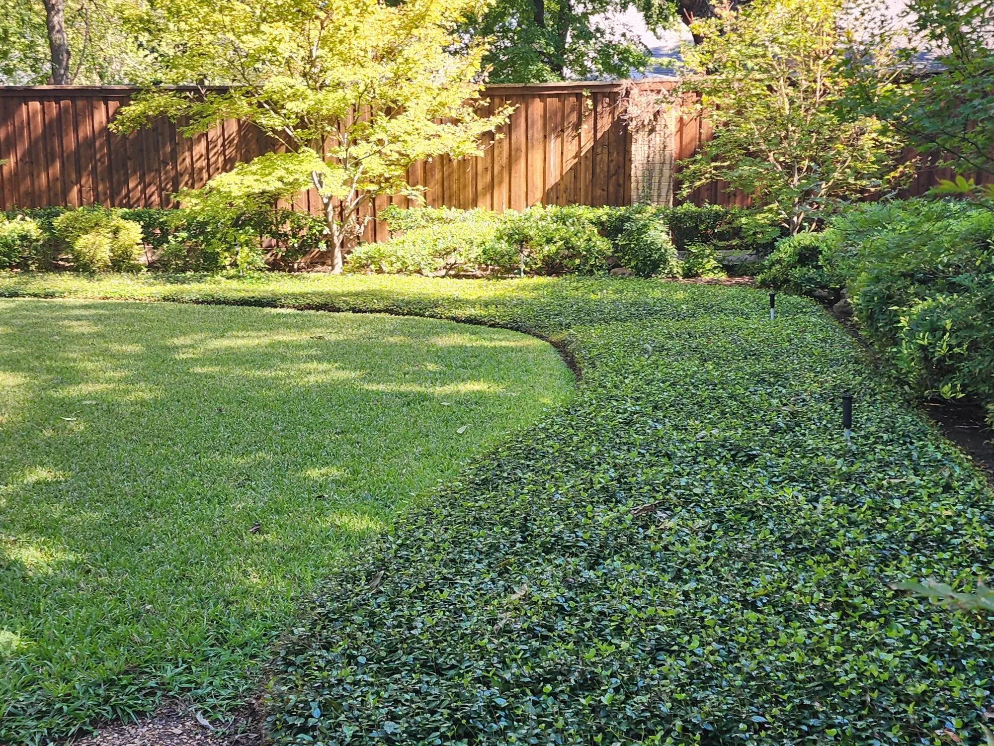 Top-notch high-quality fence and landscaping.