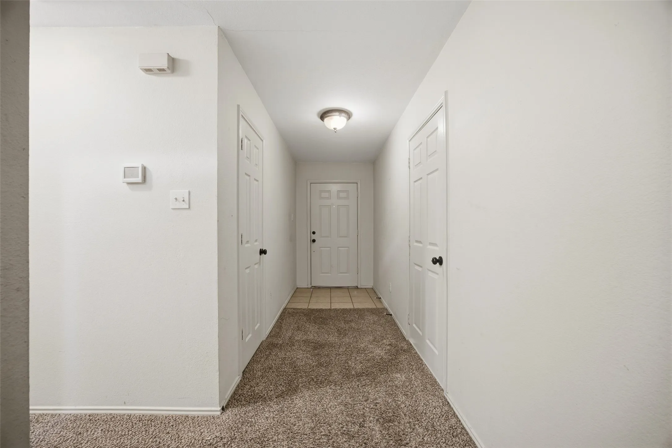 View of the front door