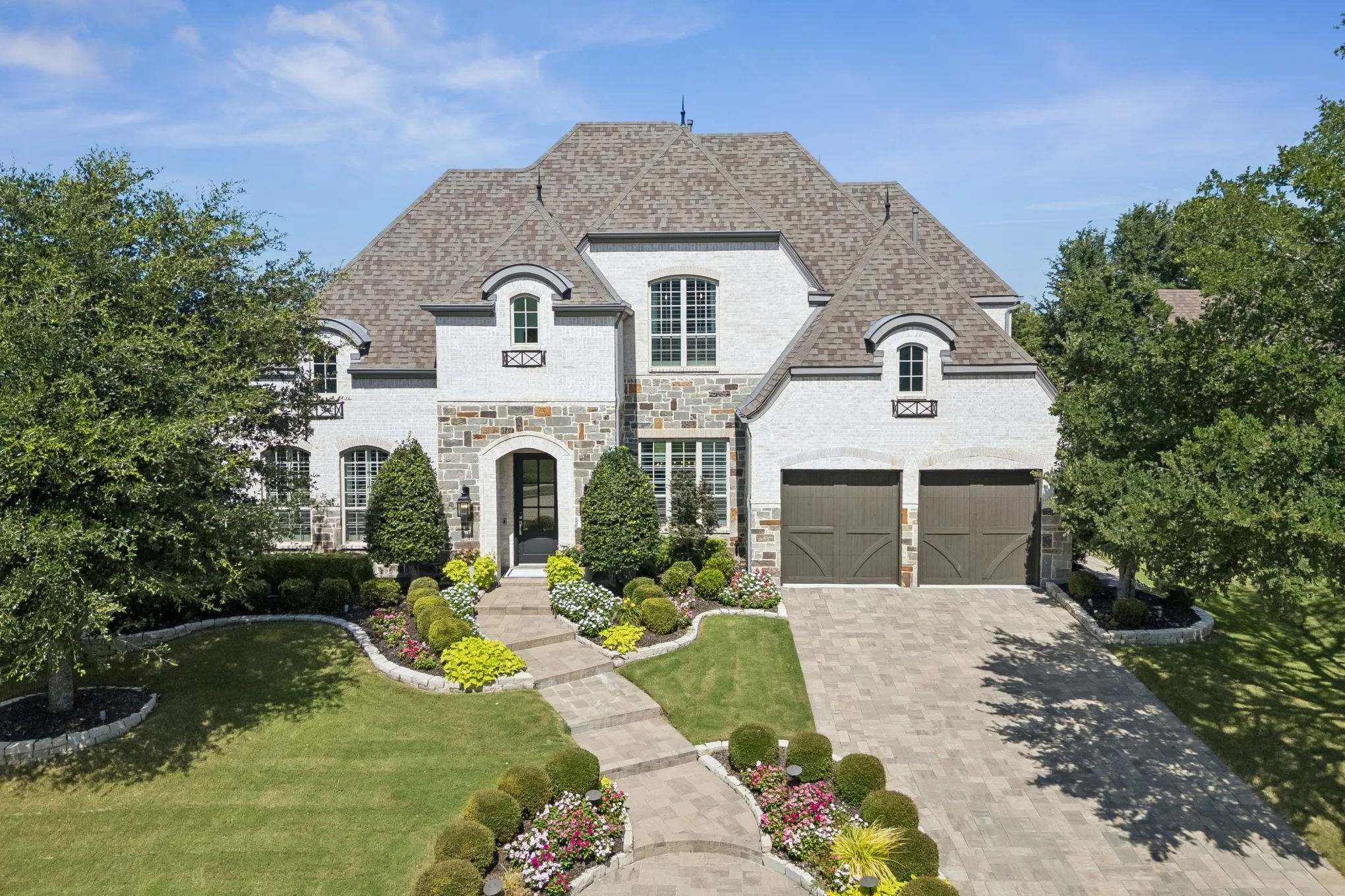Daytime front elevation.