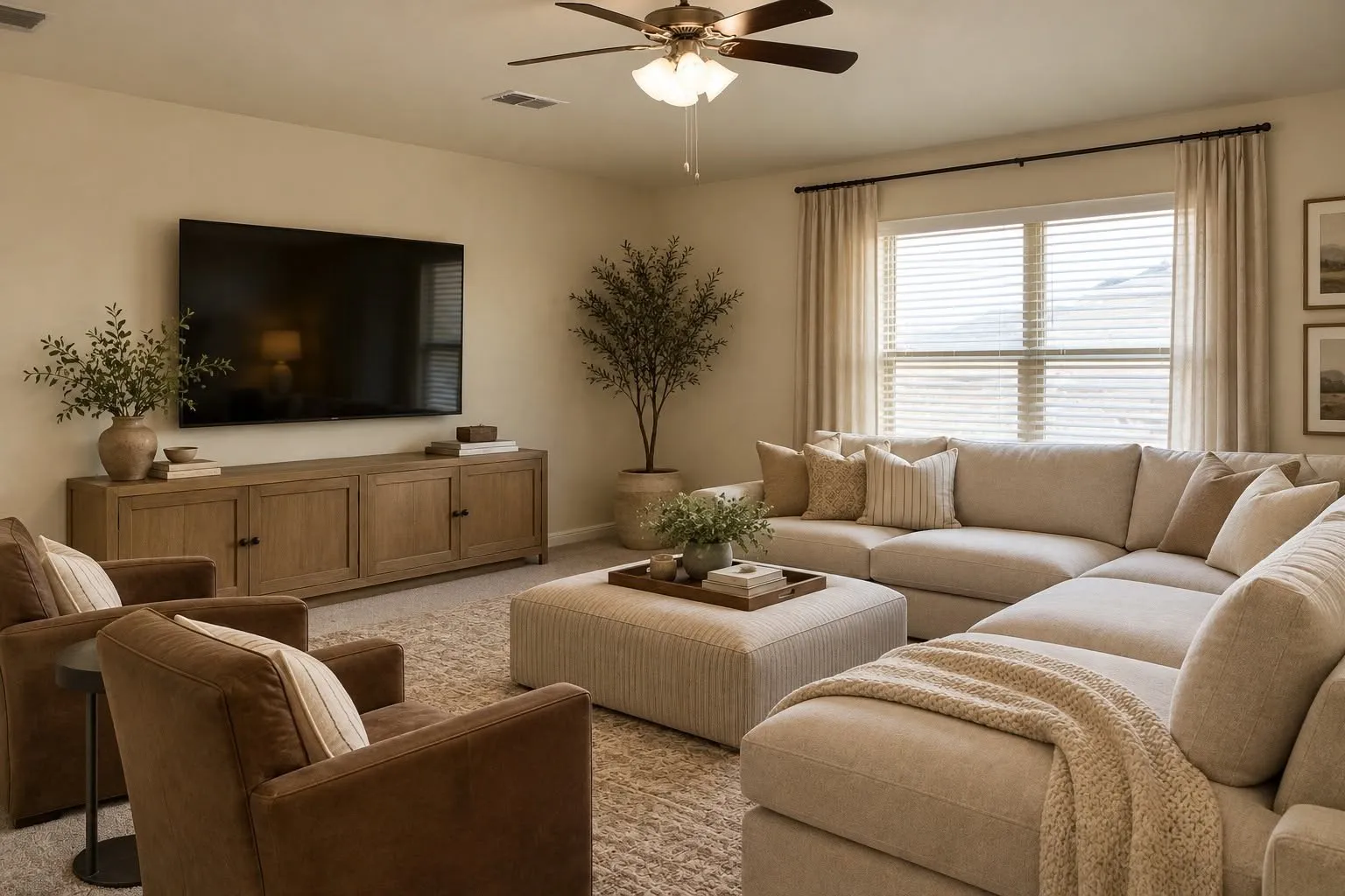 Beautiful secondary living space.