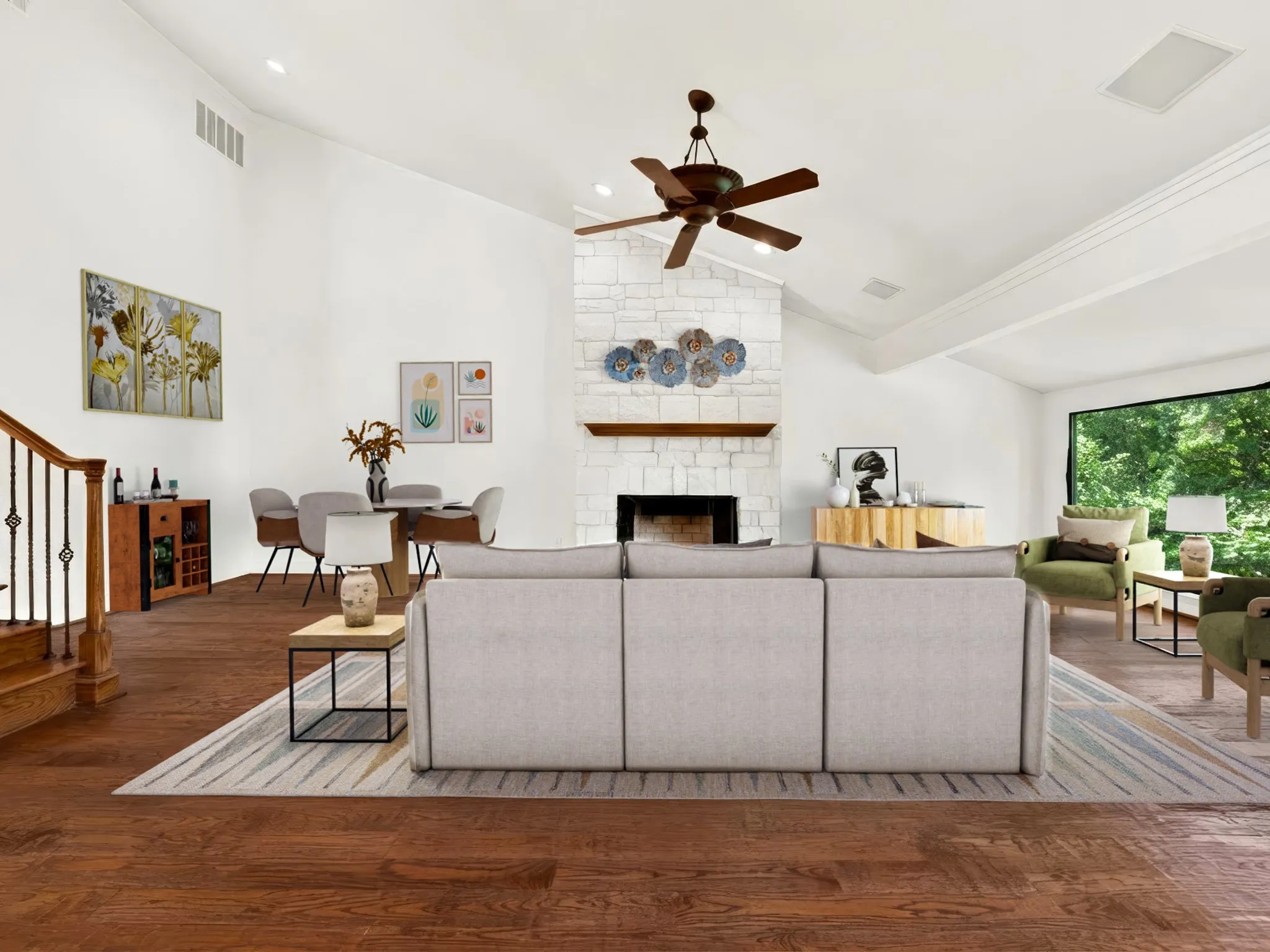 Living Room - Virtually Staged