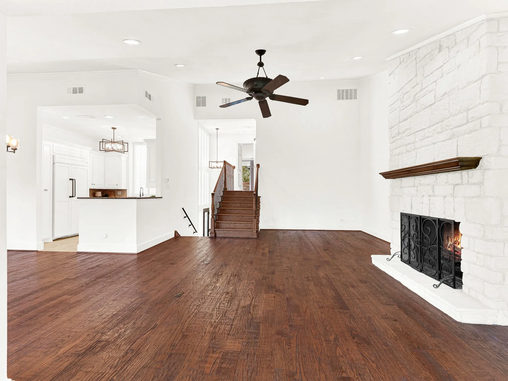 Handscraped Hardwood Floors