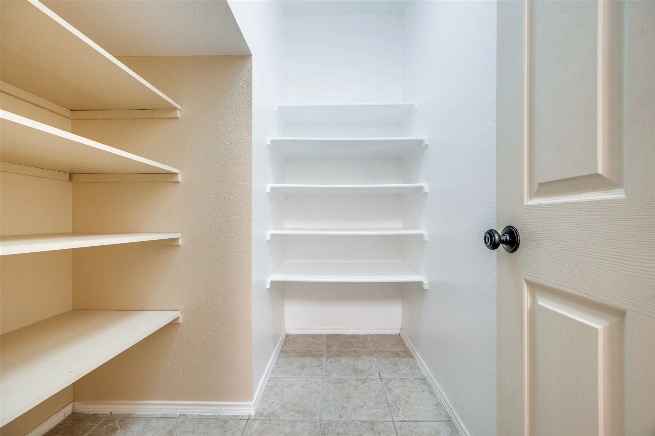 Huge pantry off of laundry room