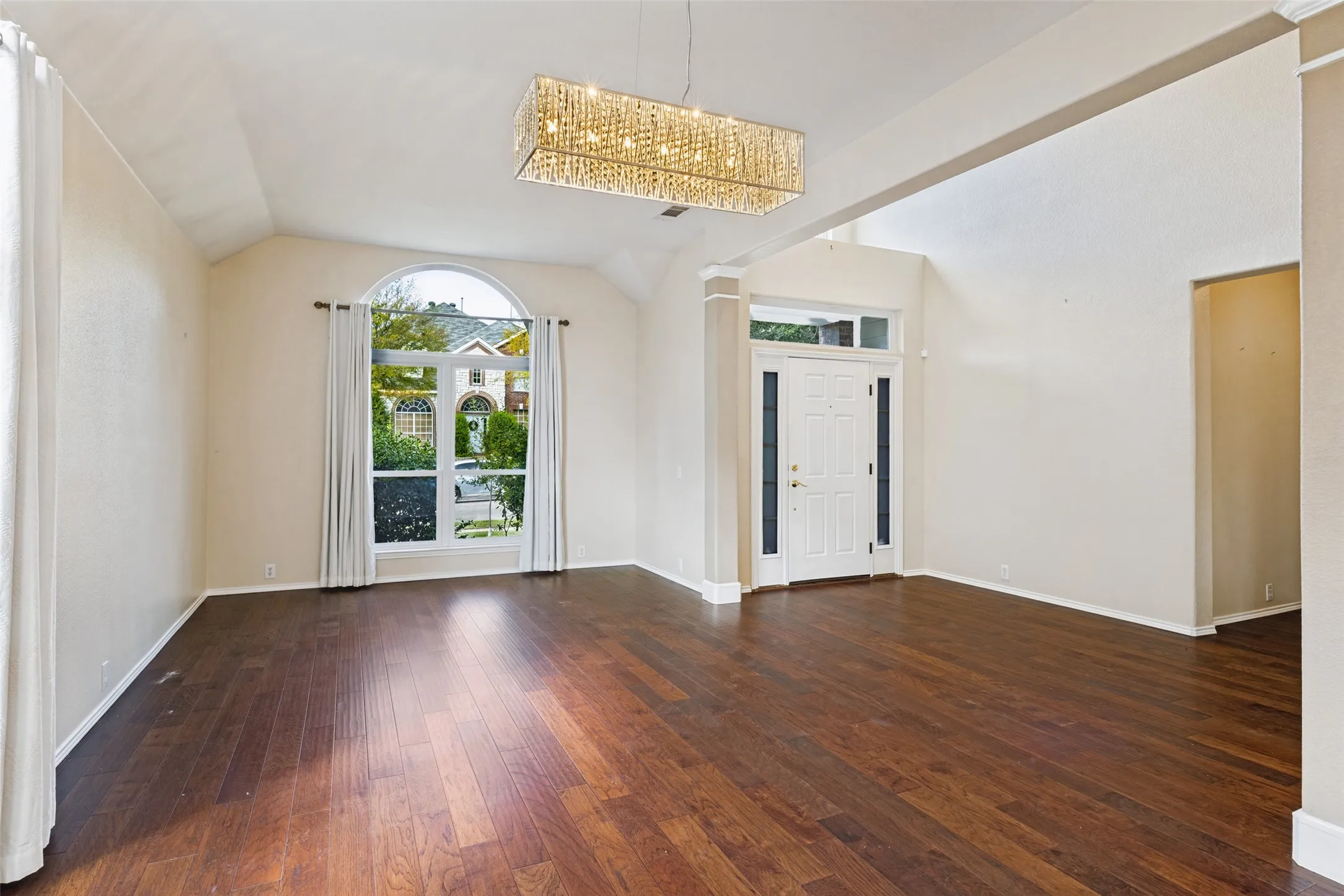 Sitting room and dining room