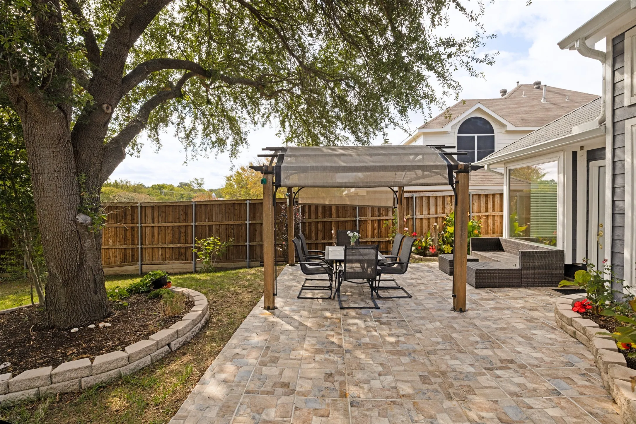 Patio and pergoal