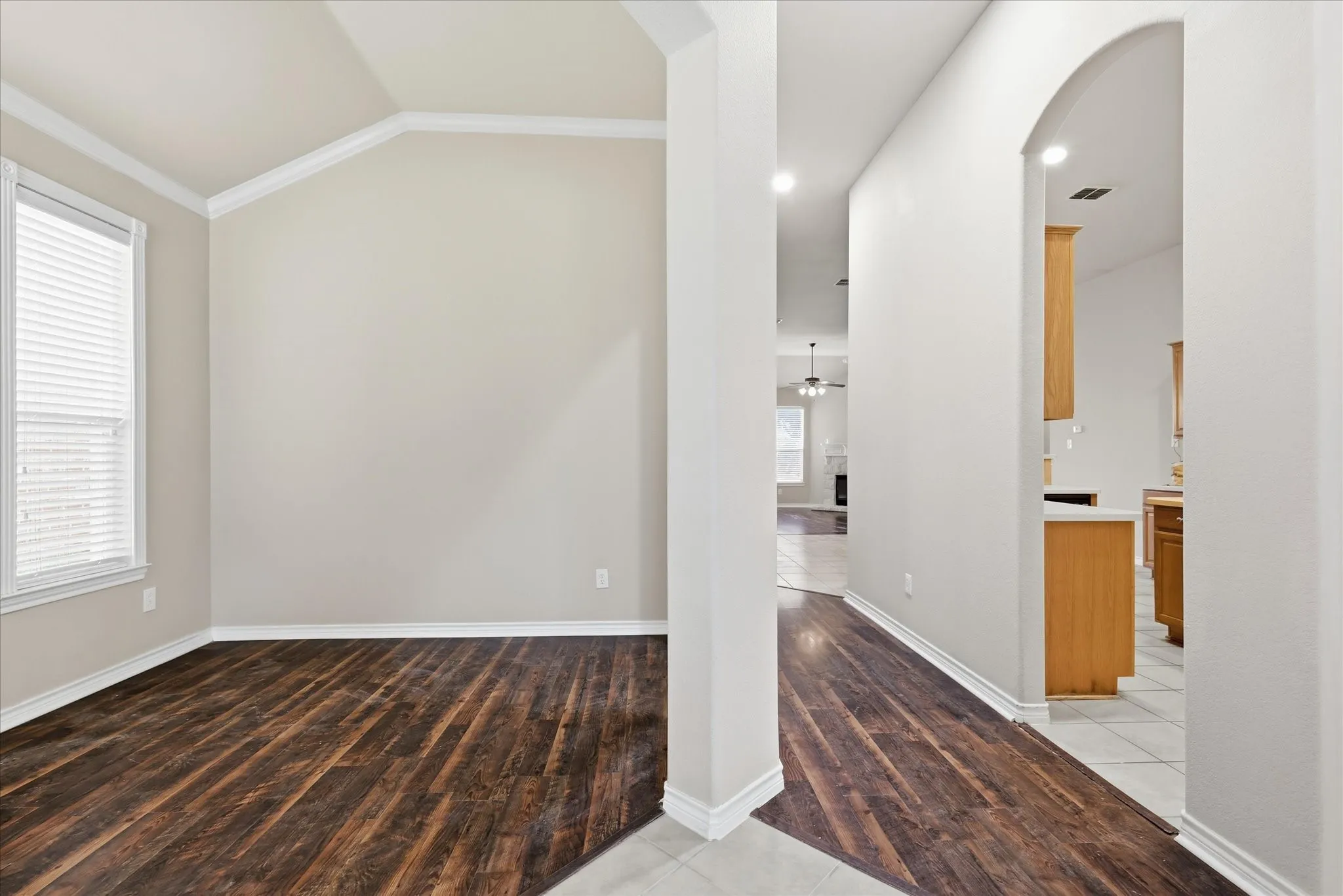 Formal dining area