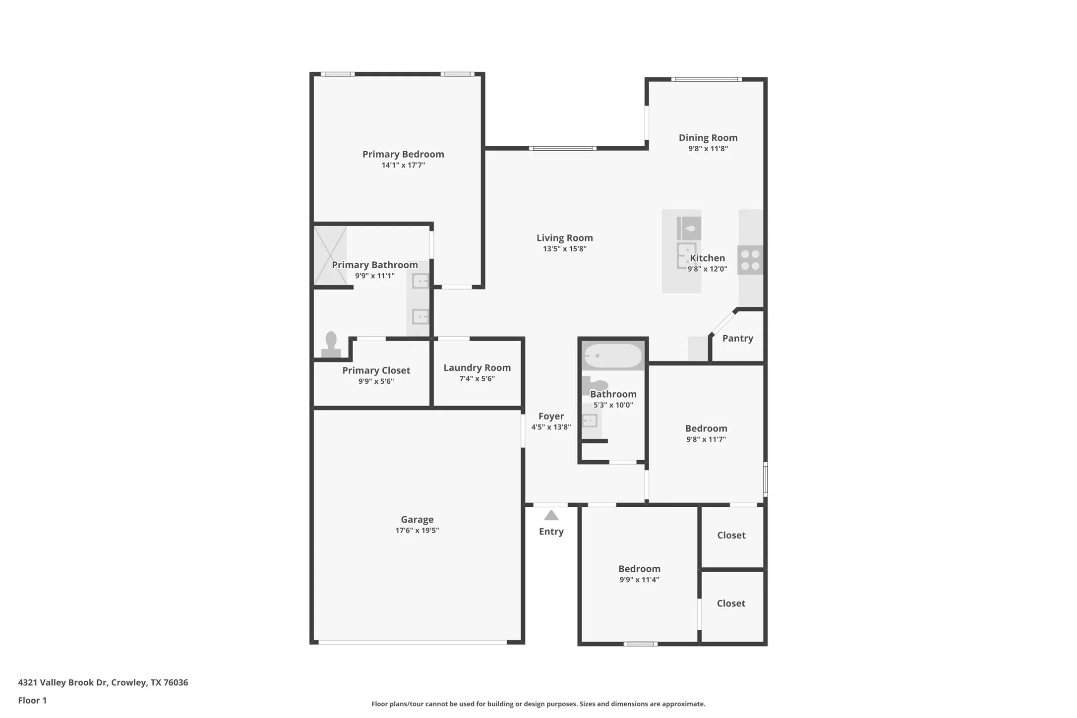 Single Family Residence For Sale in Tarrant County , 4321 Valley Brook Drive, Crowley, Texas 76036, 3 Bedroom, 2 Bathroom, 2 Garage spaces, 1,446 Sqft, built in 2025, mls#21412704, Real Estate Agent in Crowley, Homes For Sale in Tarrant county, Homes For Sale in Crowley, Realtor in Crowley Texas, Real Estate Brokerage Independent Realty Texas, Luminita Cordes Realtor