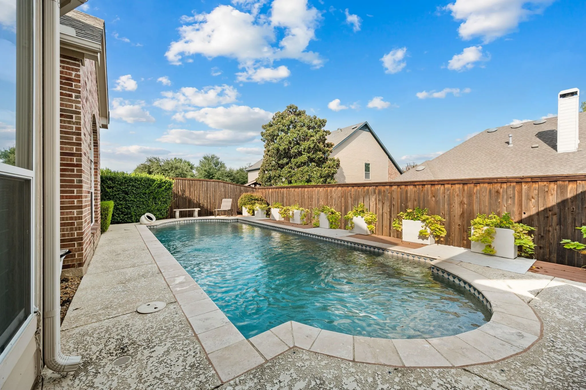 Pool was recently improved with a new pump and pebbletec bottom