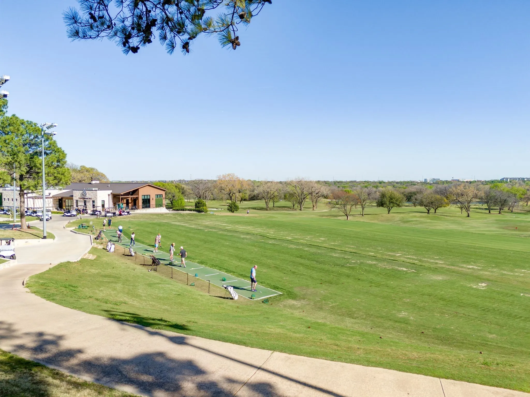 Lake Grapevine has two golf courses - one private and one municipal