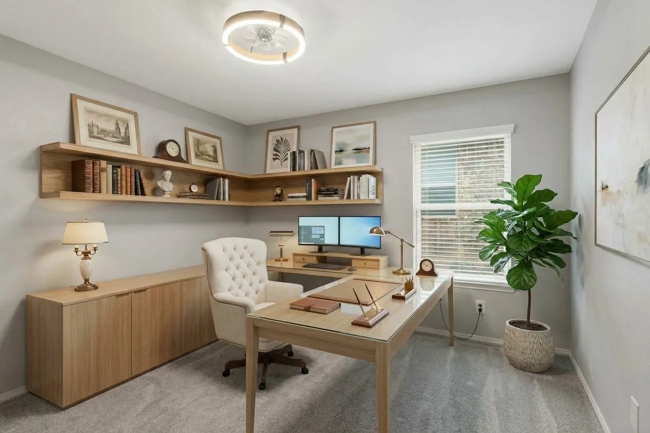 Fourth Bedroom could also serve as an office.