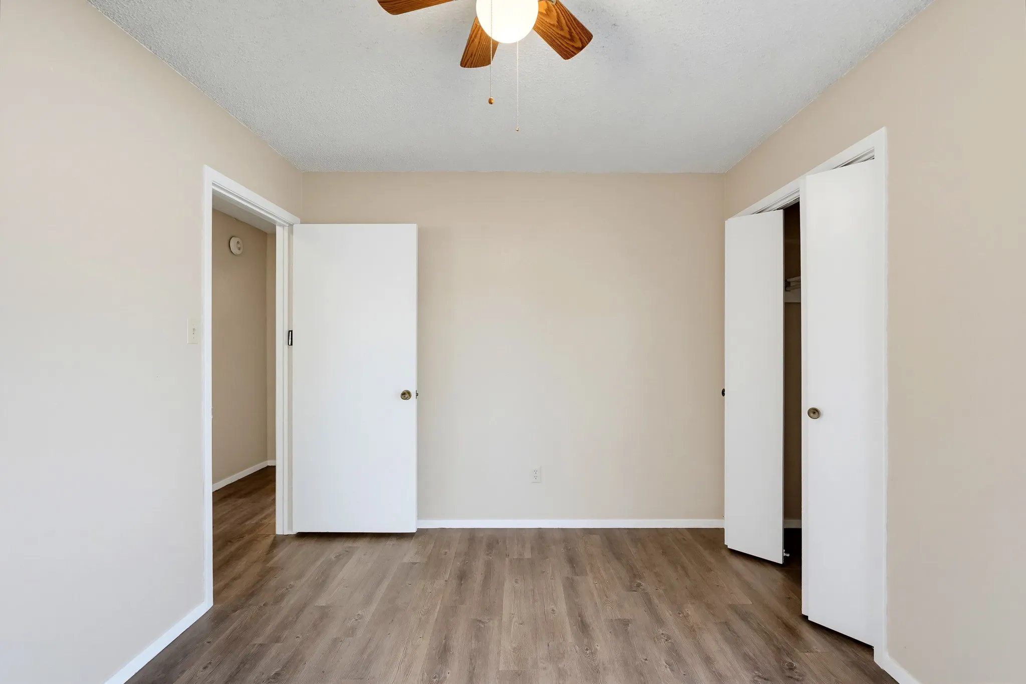 A blank canvas for a nursery, home office, craft room, or guest suite.