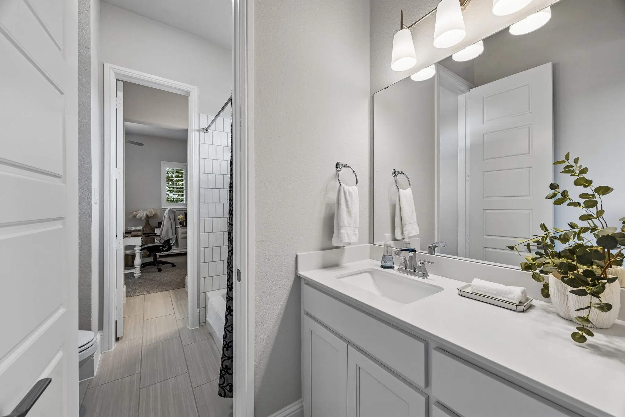 Jack and Jill bathroom