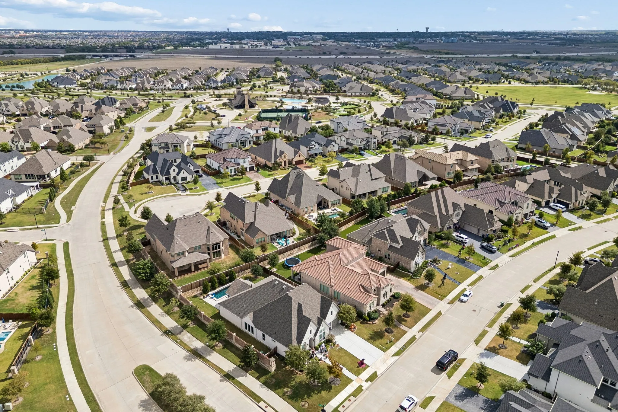 The community pool, tennis, and clubhouse are only blocks away