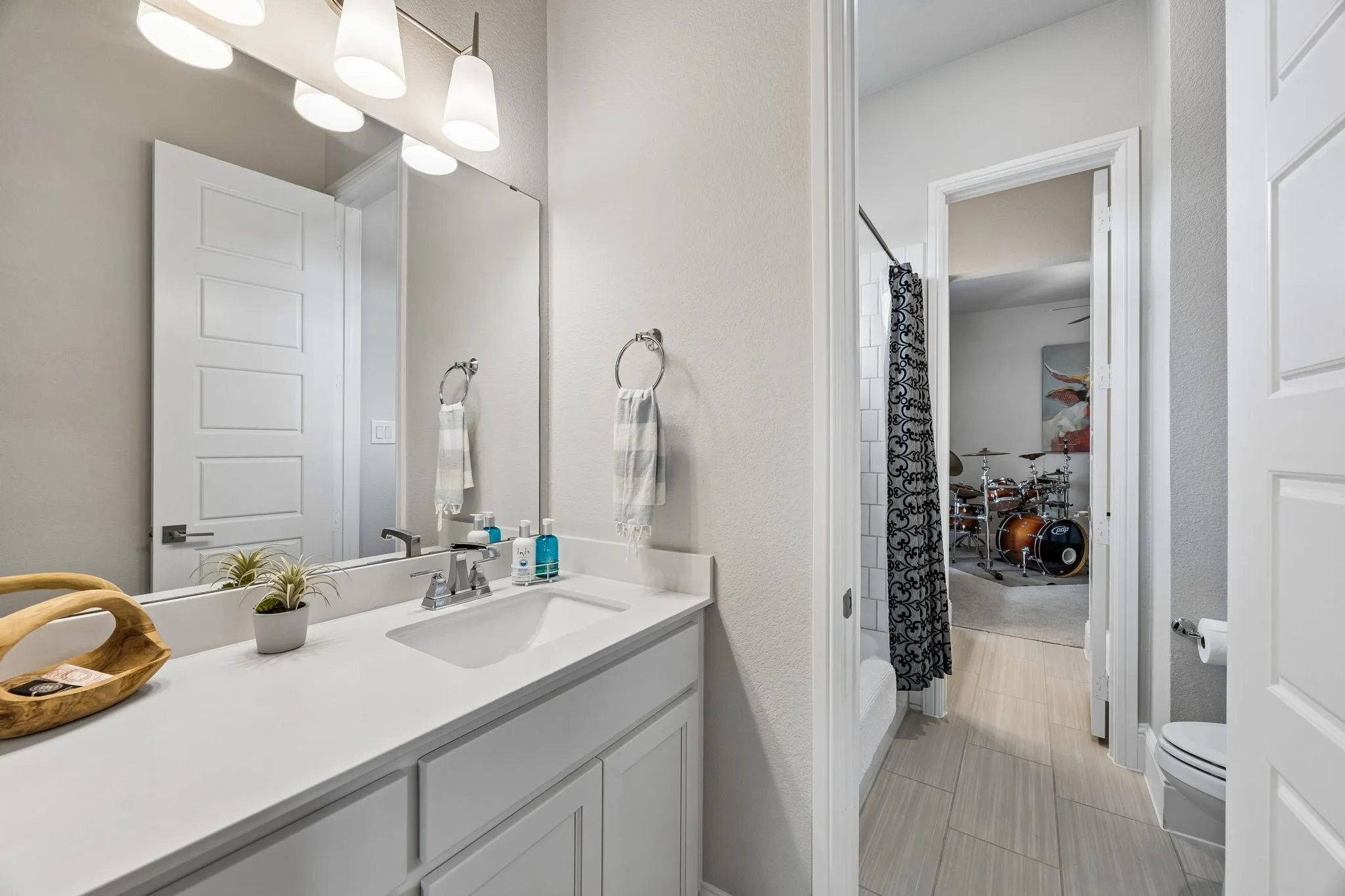Jack and Jill bathroom