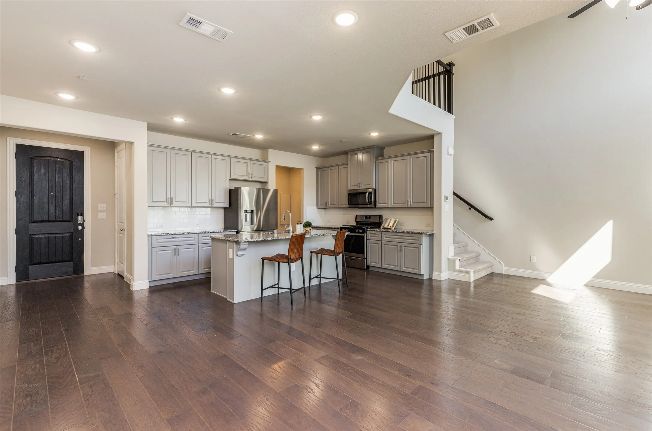 Open Floorplan with abundant light.