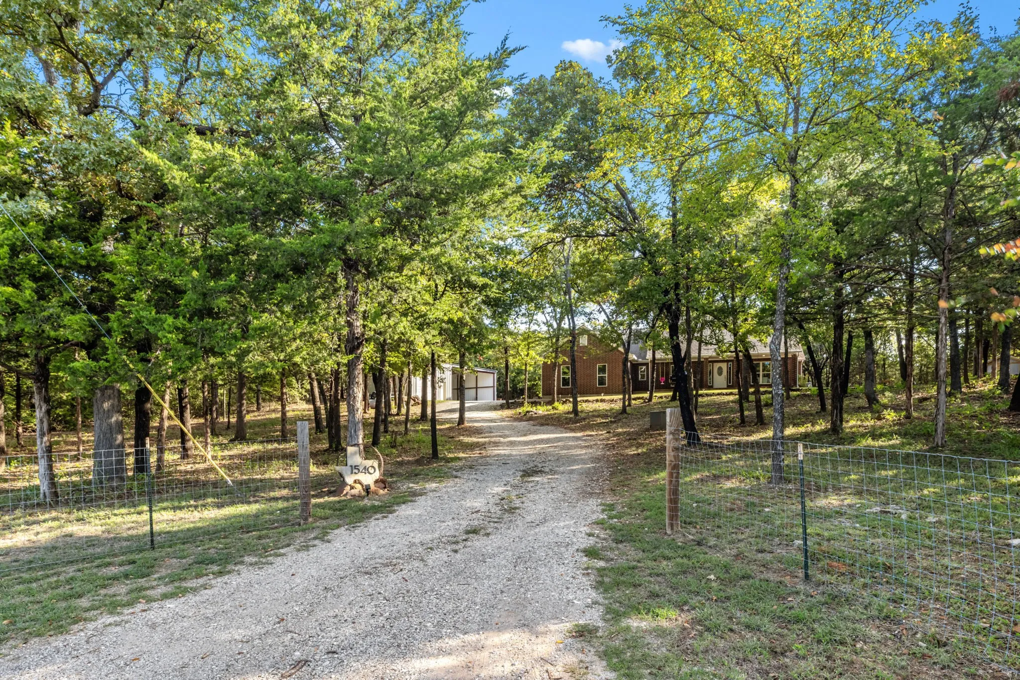 View of the home from Neely Trail.