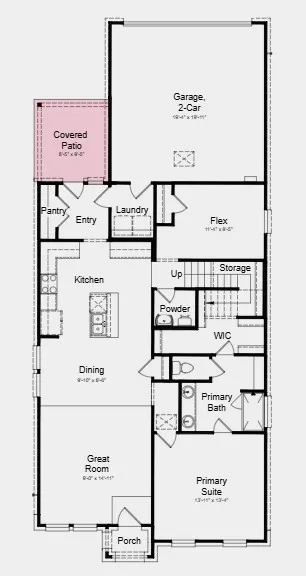 Additional Highlights Include: Covered patio, gourmet kitchen, upgraded main entry door, and upgraded cabinet package.