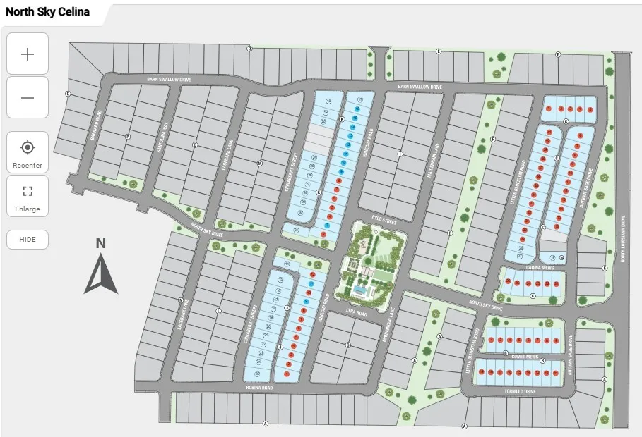 North Sky Sitemap