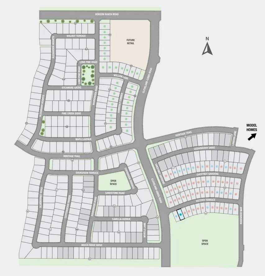 1609 Victory Terrace Sitemap