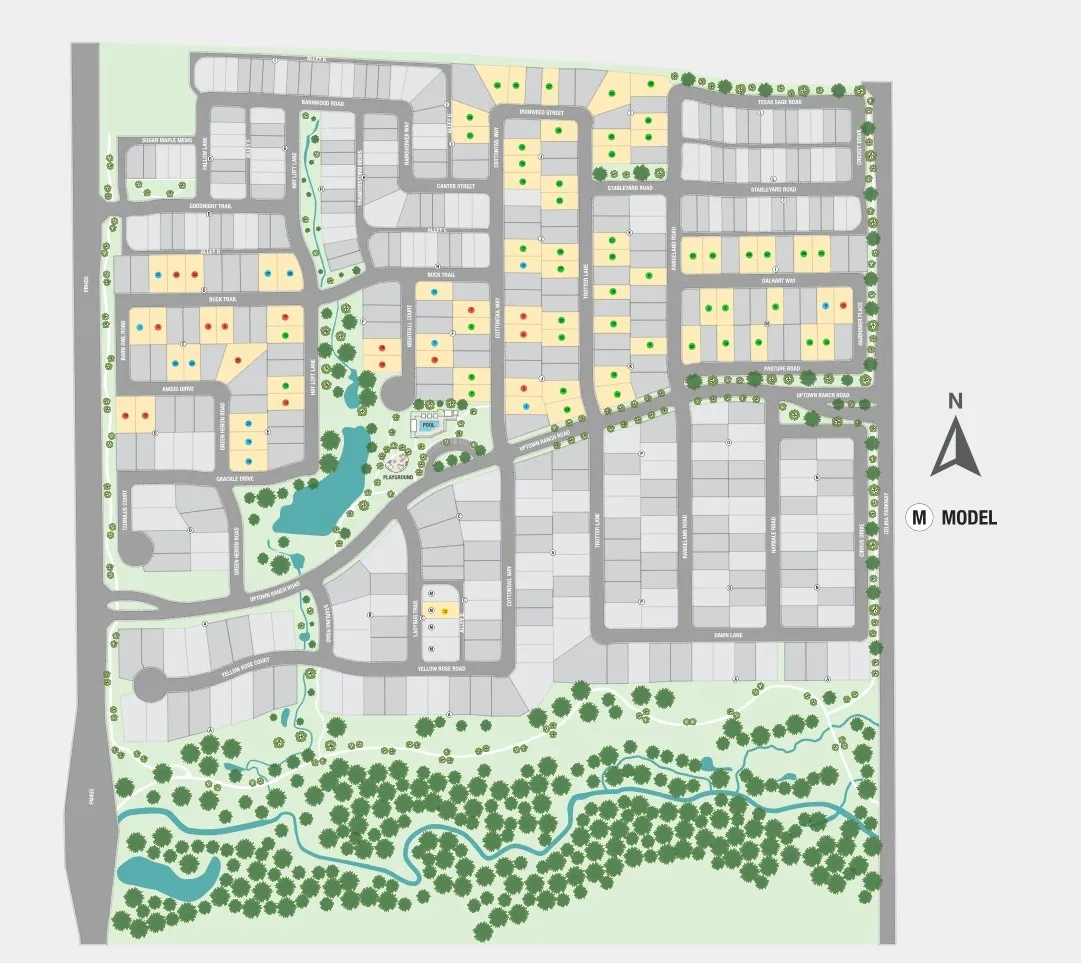 The Ranch at Uptown Celina Sitemap