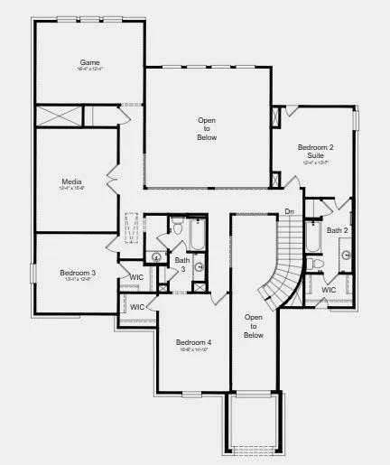 Additional Highlights Include: drop-in tub at primary bath, tiled shower in place of tub/shower at bath four, tiled shower floor at primary shower, tile to second floor ceiling for fireplace, brick from porch, and upgraded contemporary front door.