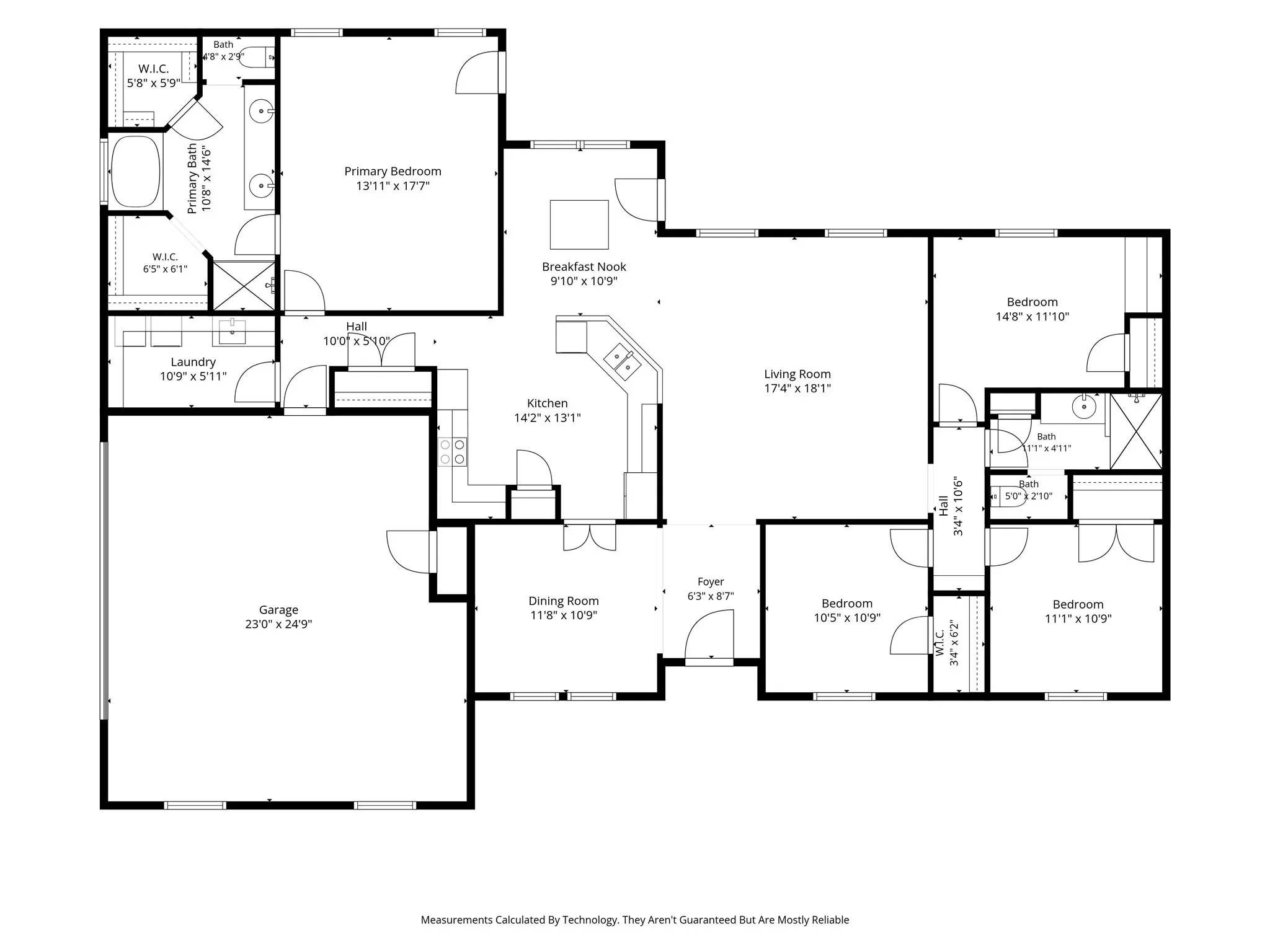 Great one story floorplan with oversized garage a
