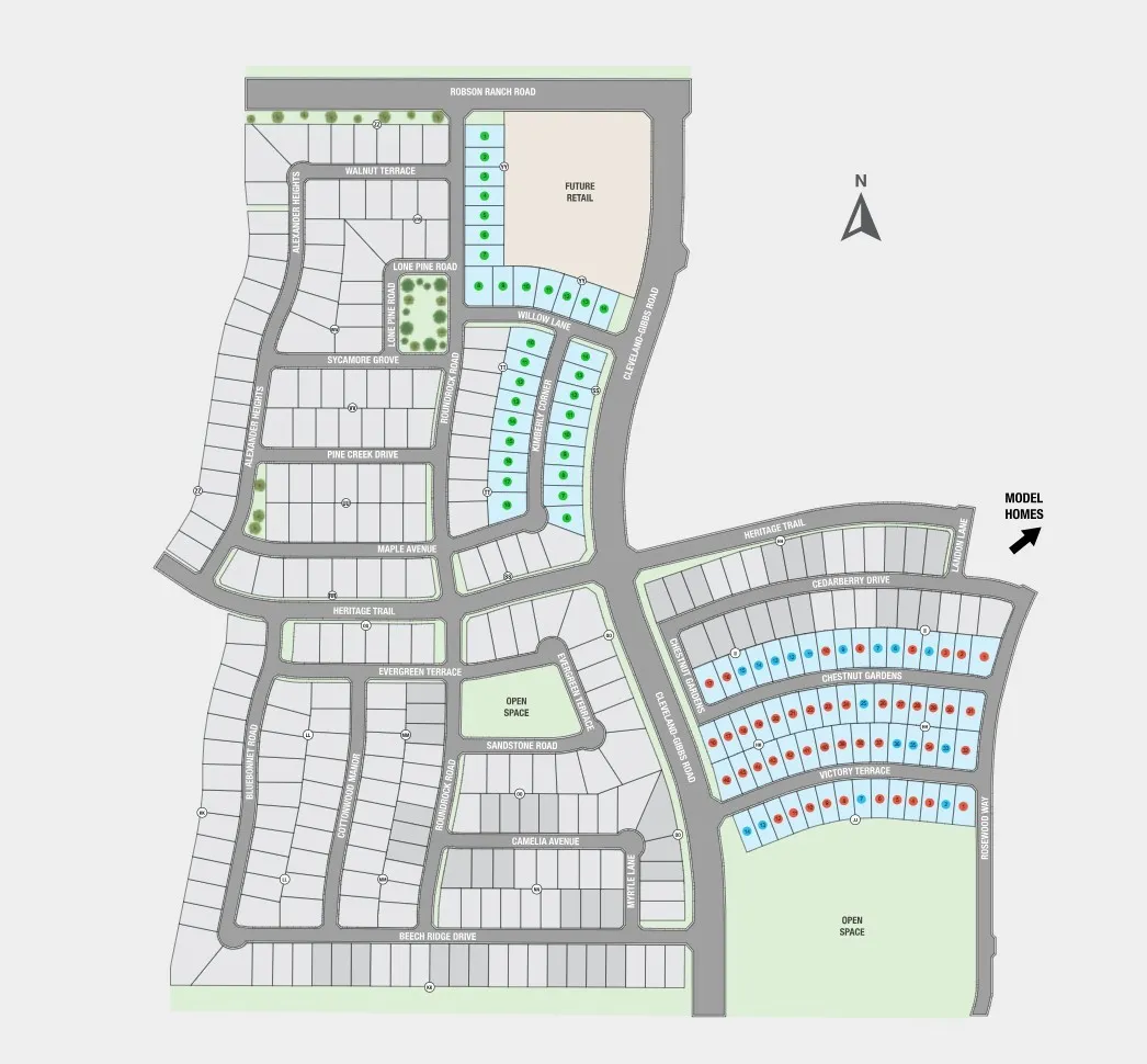 The Ridge at Northlake Sitemap