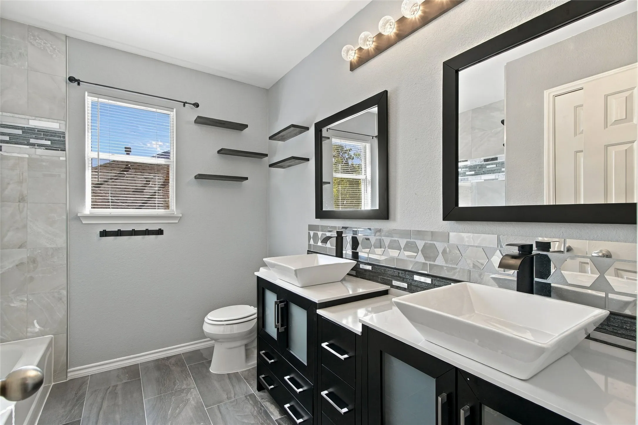 Newly renovated guest bathroom