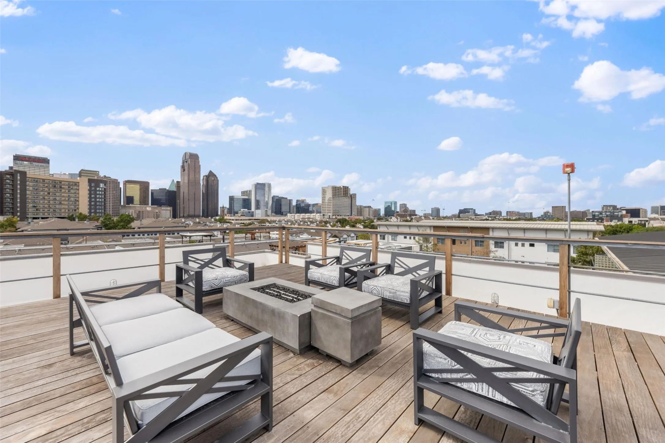 Rooftop with Fireplace