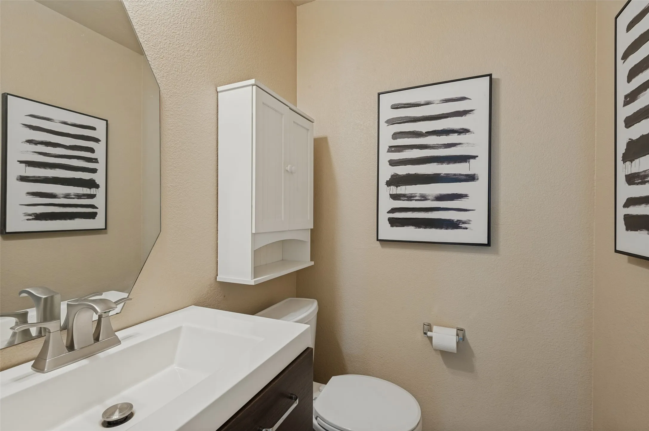 Downstairs 1/2 bath.