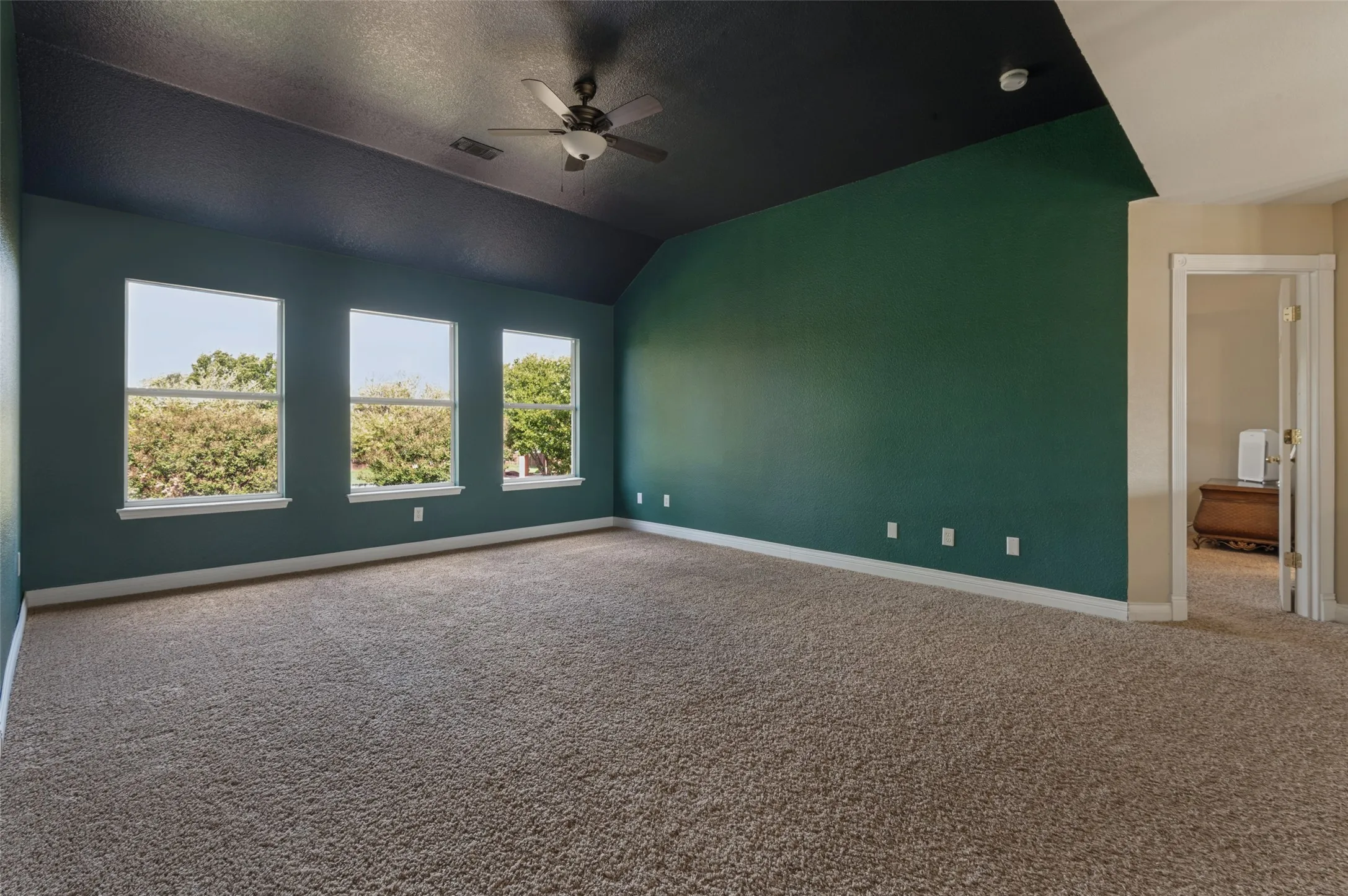 Large, upstairs living space.