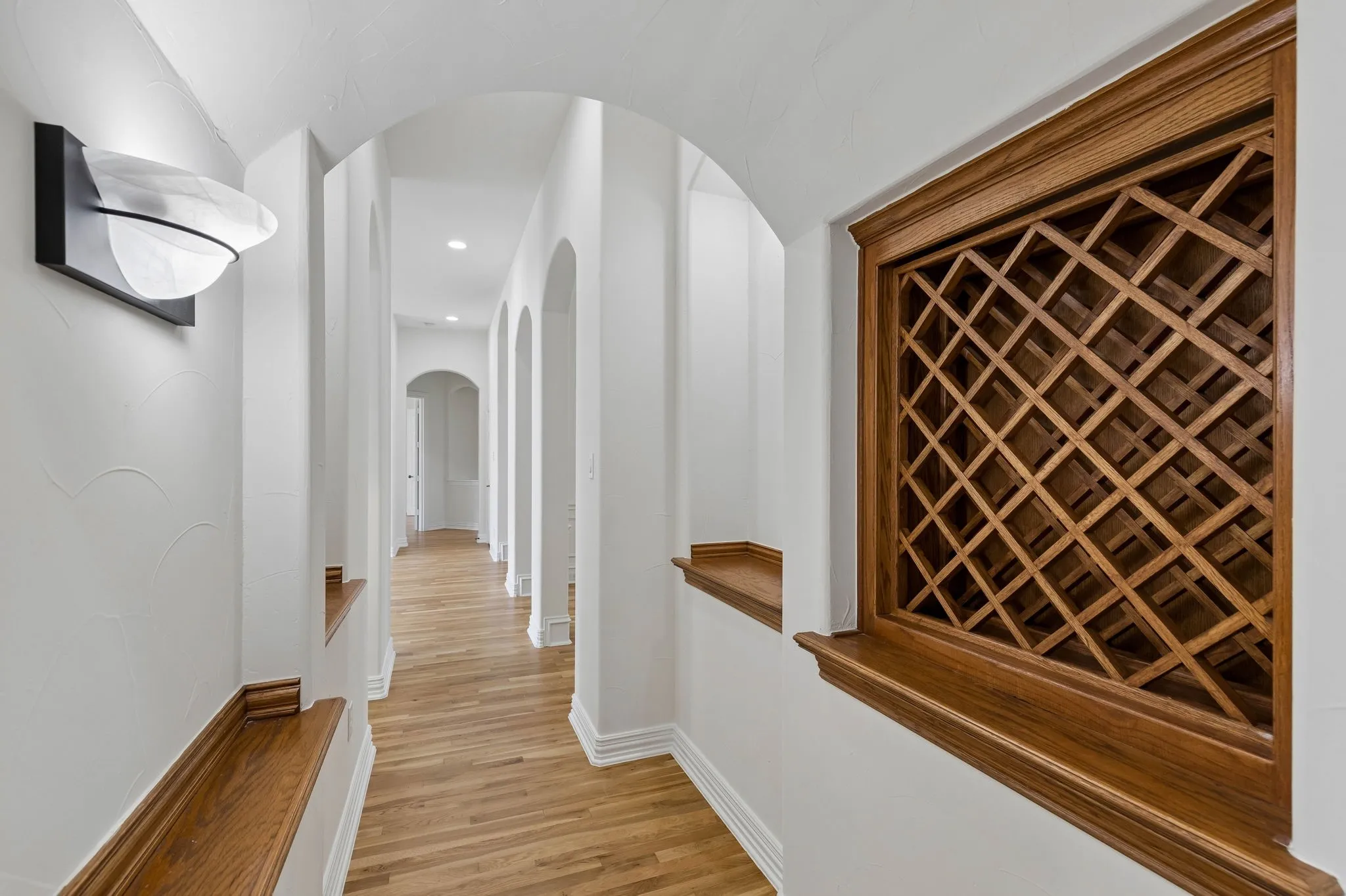 Need a quick refill for the bar? Convenient wine storage is just around the corner.
