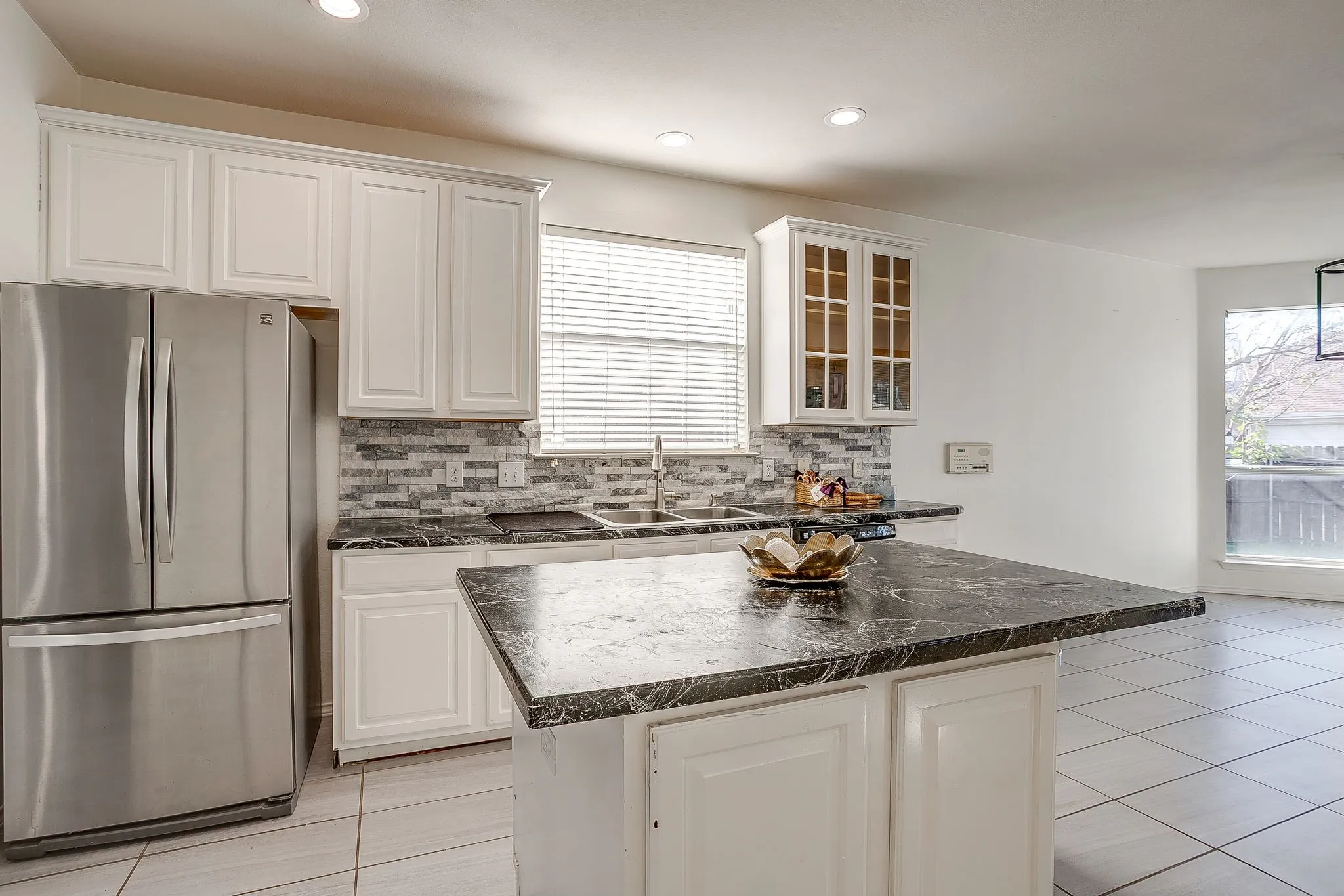 Large open kitchen with butlers walk in pantry. TONS of storage