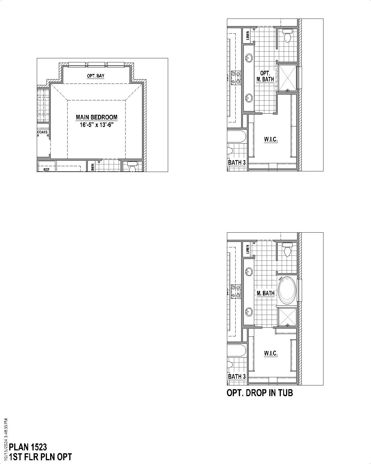 Floor plan options