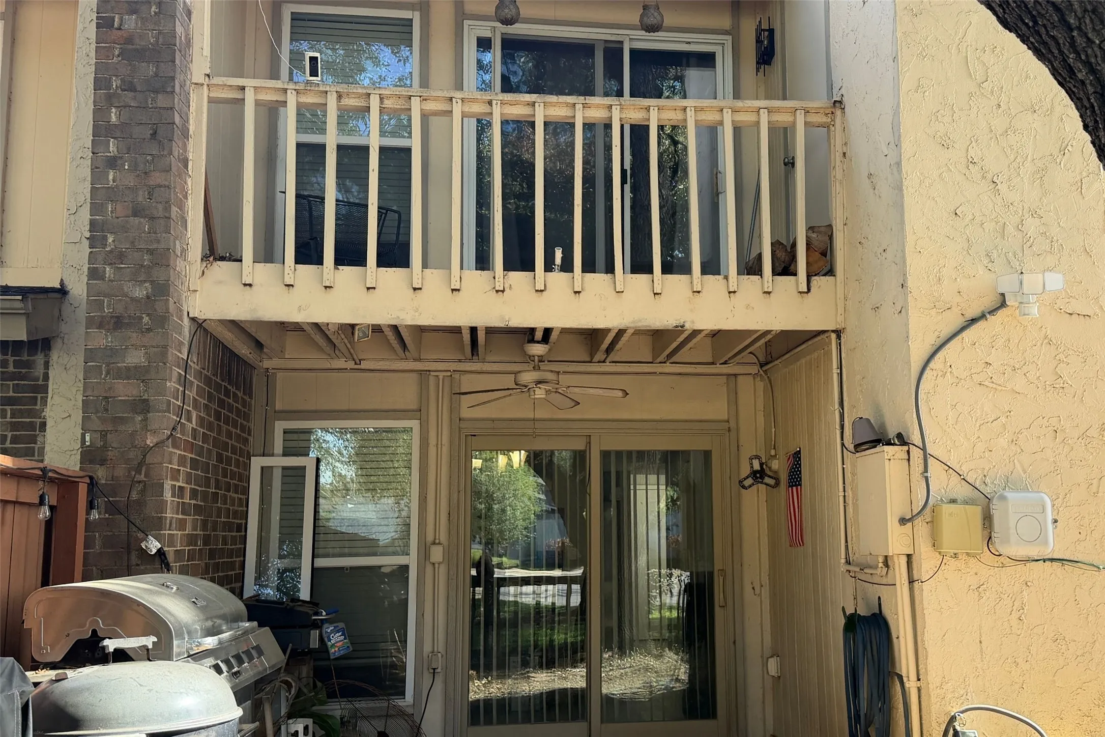 Back of Home - View of Primary Bedroom Balcony