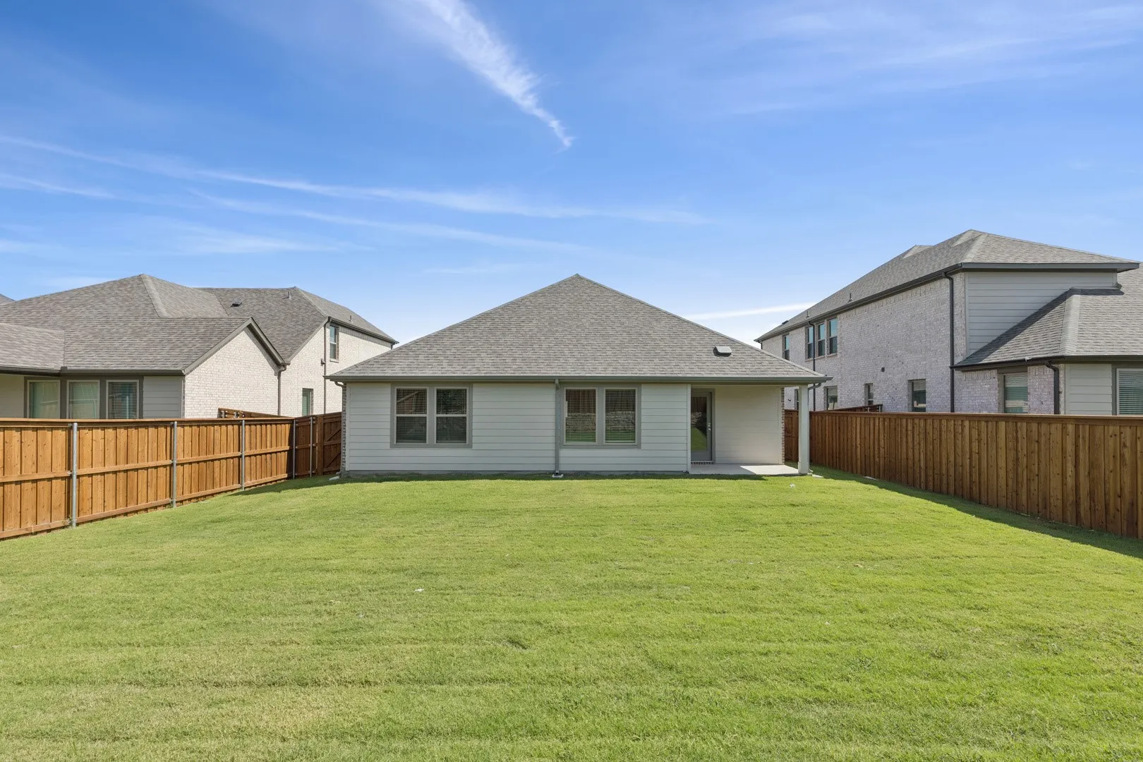 Covered Patio in the Heisman home plan – REPRESENTATIVE PHOTO