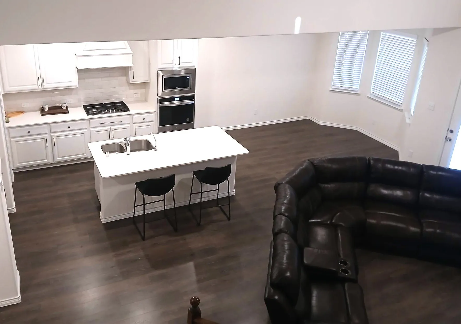 Loft view to downstairs