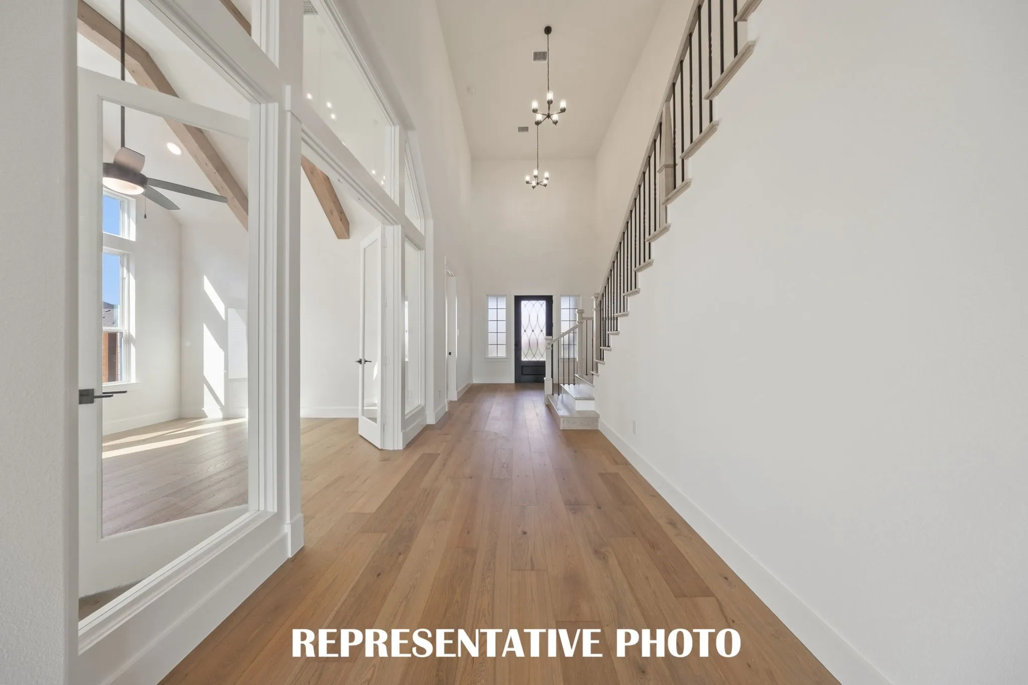 With high ceilings, wonderful natural light and ample wall space to display art work, our Cathy plan offers the perfect entry to welcome family and friends into your forever home!  REPRESENTATIVE PHOTO