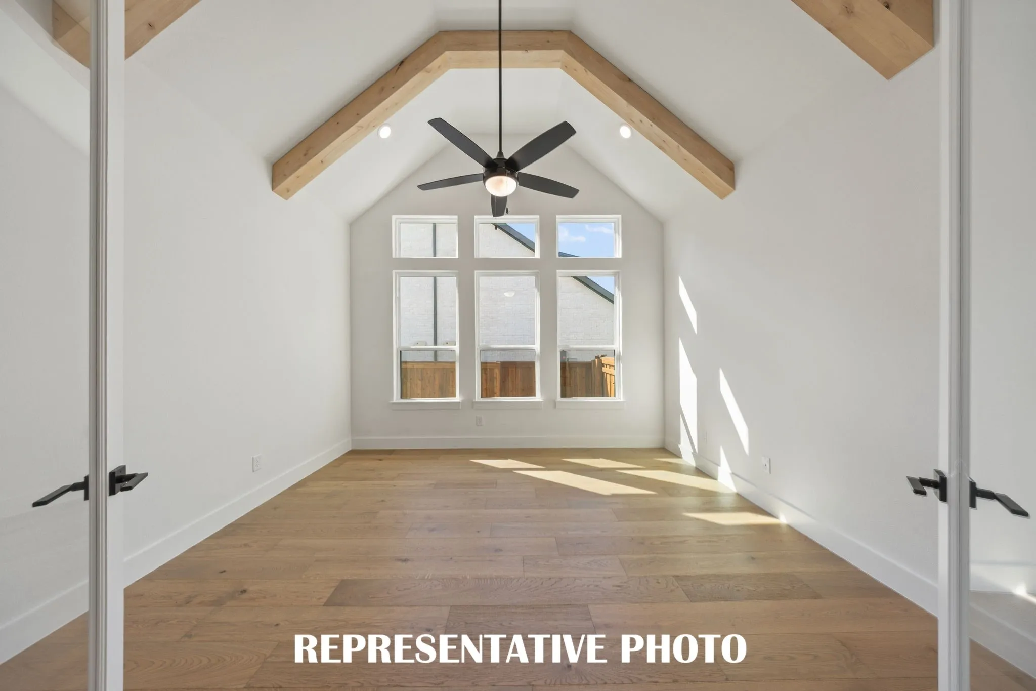 This stunning home office is the perfect place for work or play!  REPRESENTATIVE PHOTO