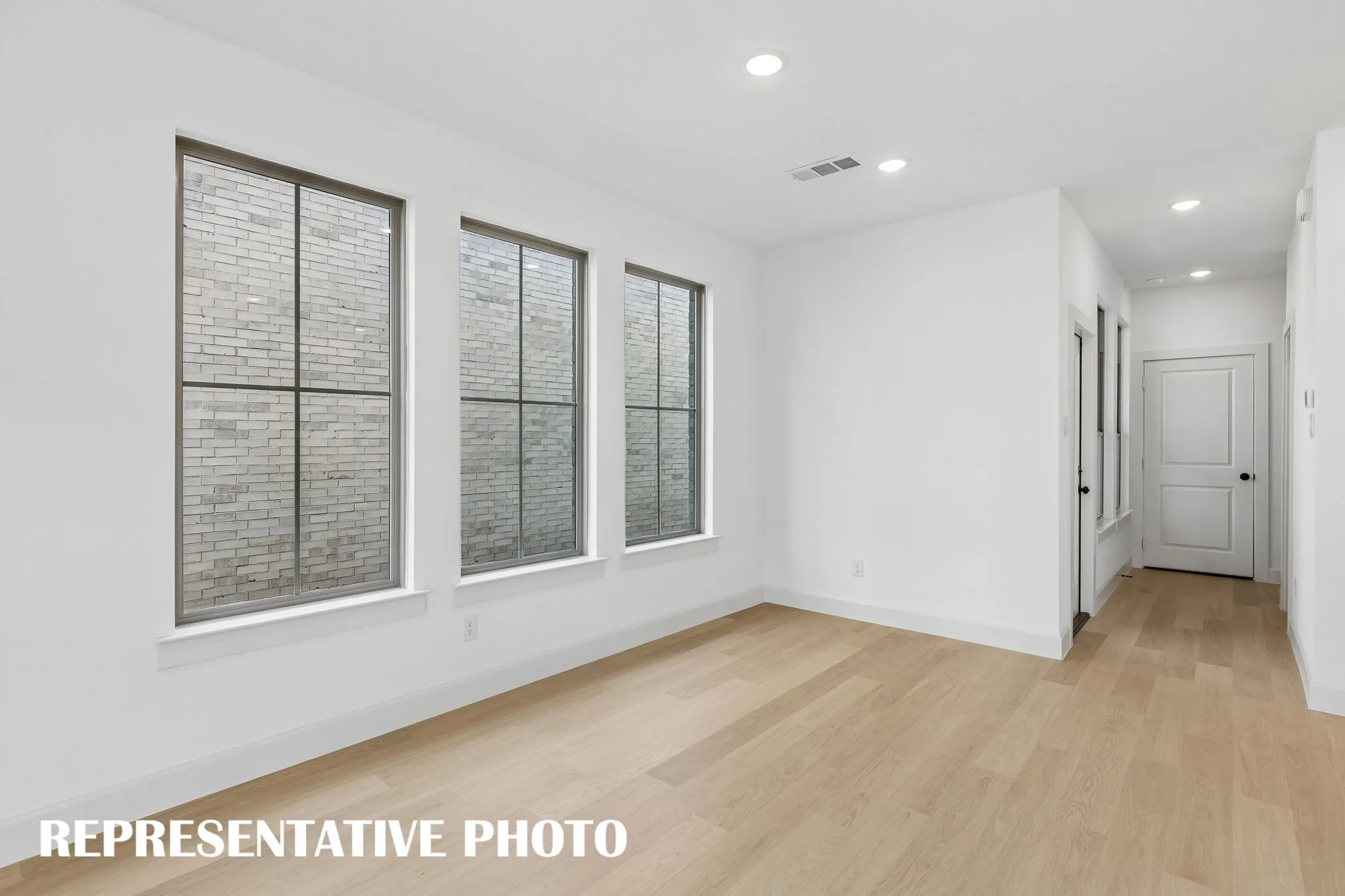 Whether it's lively dinner parties or cozy family gatherings, this dining room fits all occasions!  REPRESENTATIVE PHOTO