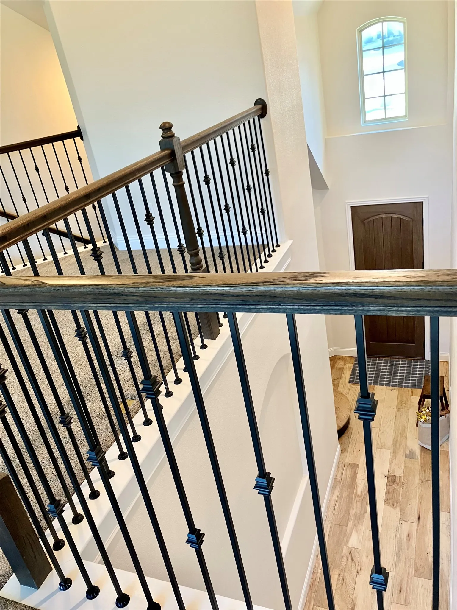 View to entry from upstairs