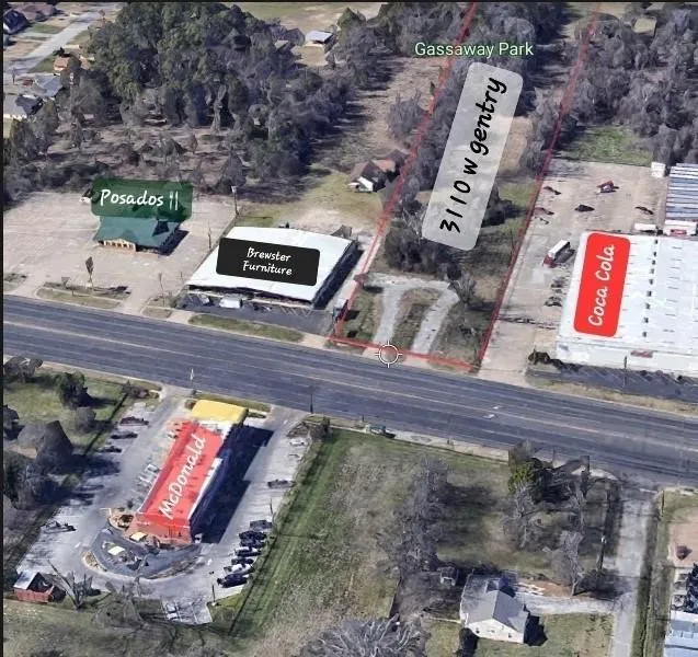 Aerial Property Survey. Identifying the boundaries and site location of the property