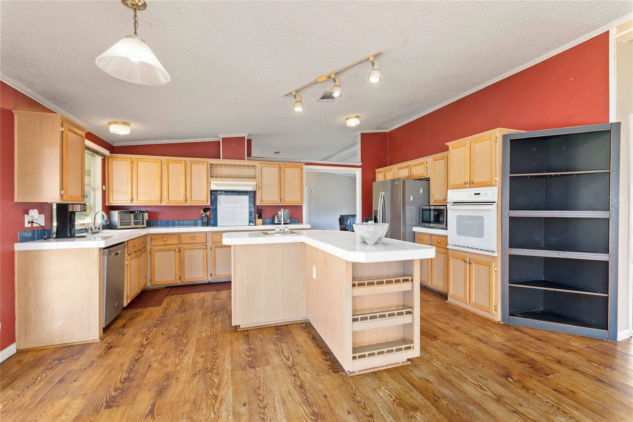 Massive amount of storage and counter space.