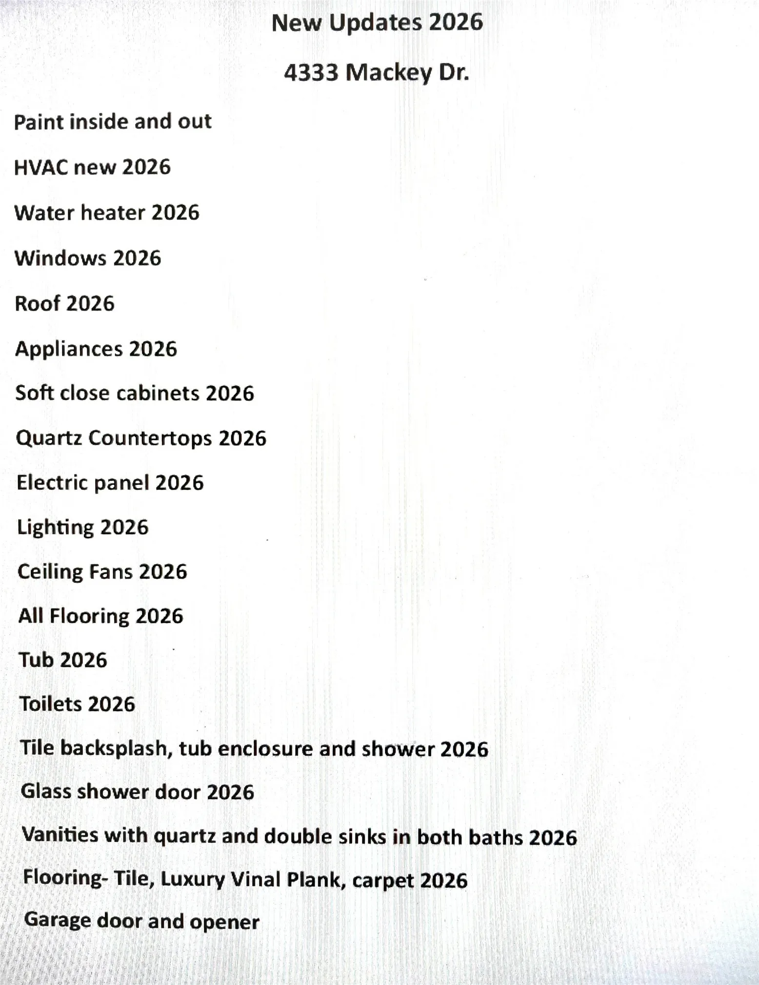 Updates