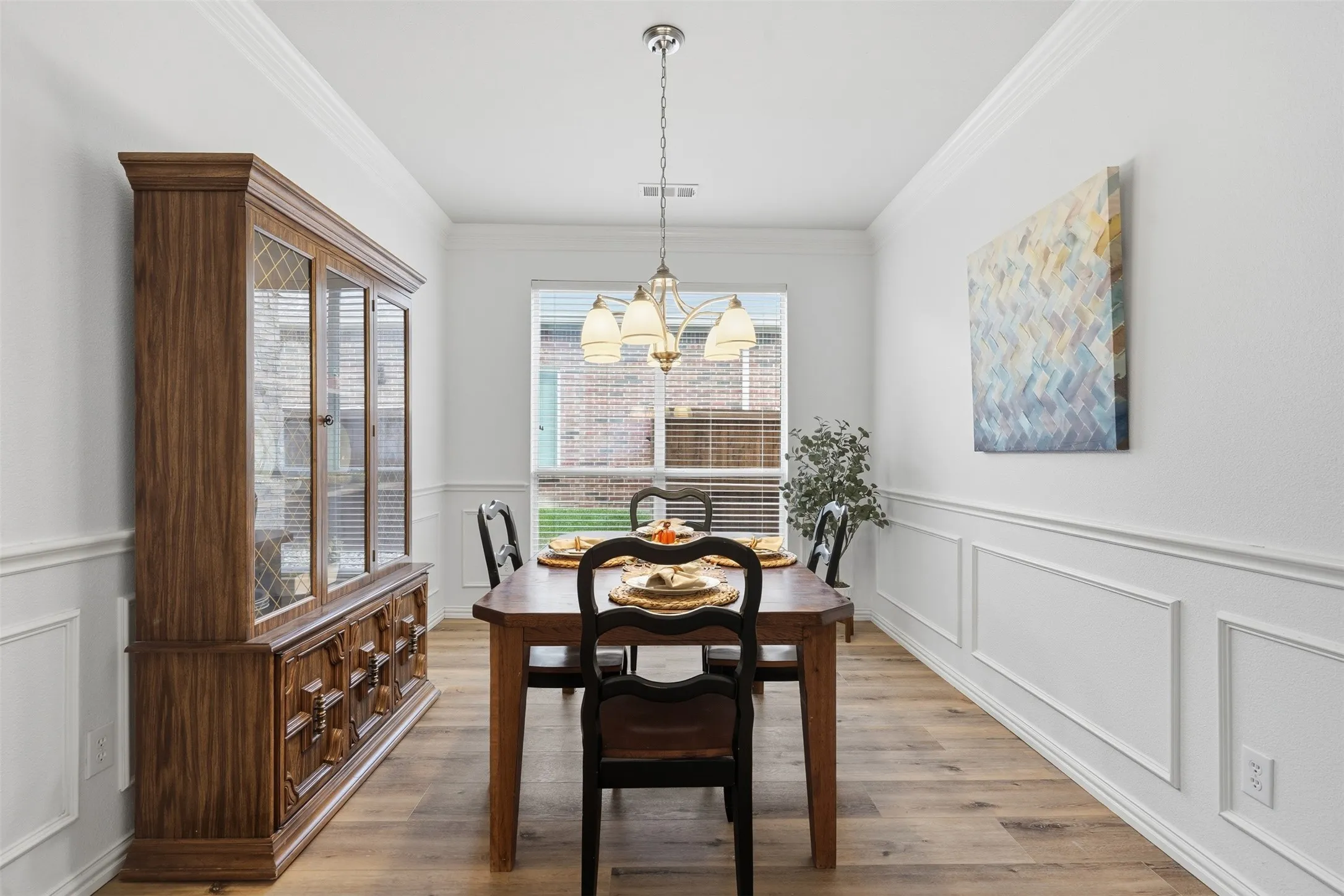 Dining off the front entry, could also be used as a study with wonderful indirect natural light most of the day.