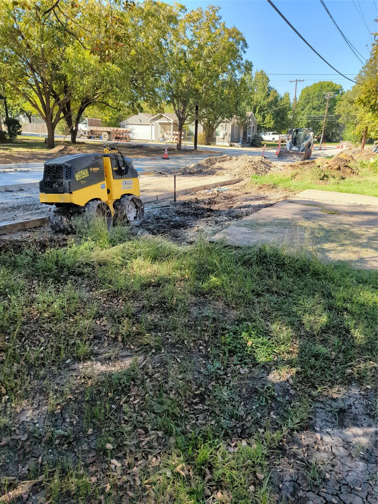 Photo taken 10.22.2026 - new driveway approach coming