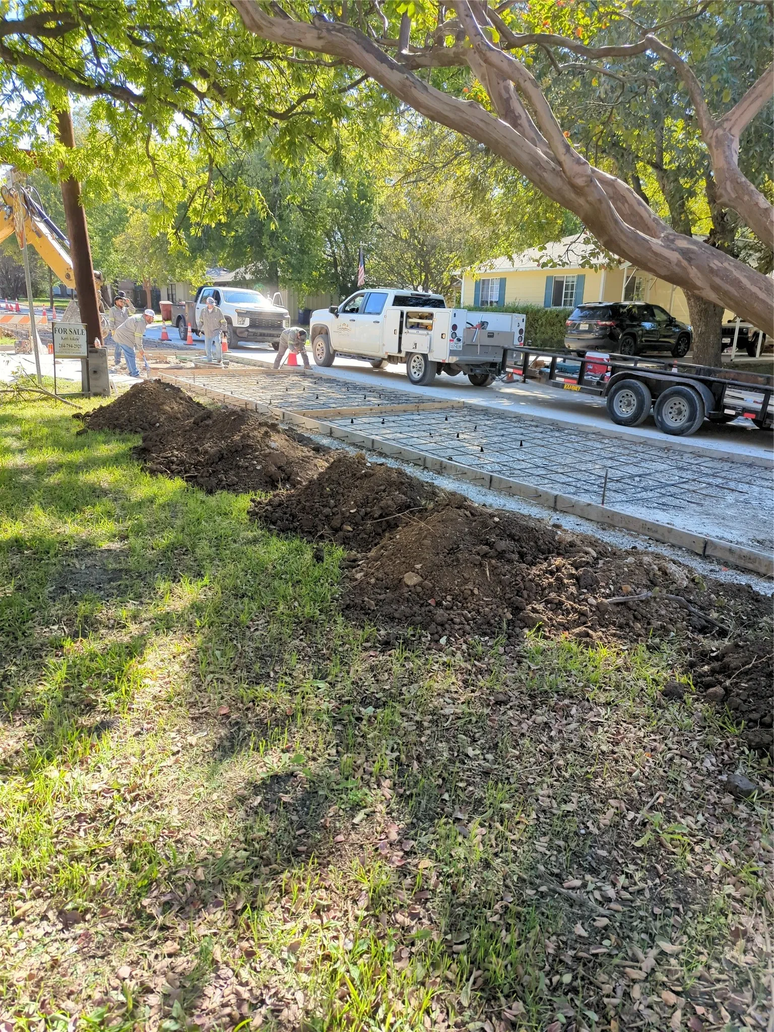 The City of Farmersville is currently upgrading Murchison Street with new concrete pavement and driveway approaches, with completion of this portion anticipated in November 2026.