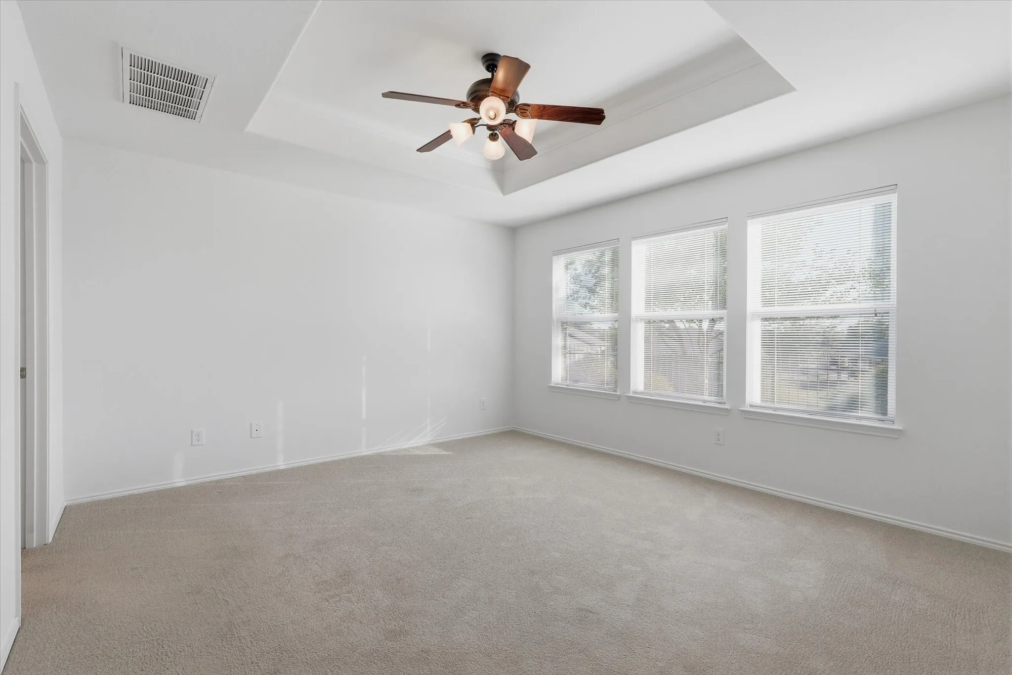 Non Staged view of the Primary Bedroom