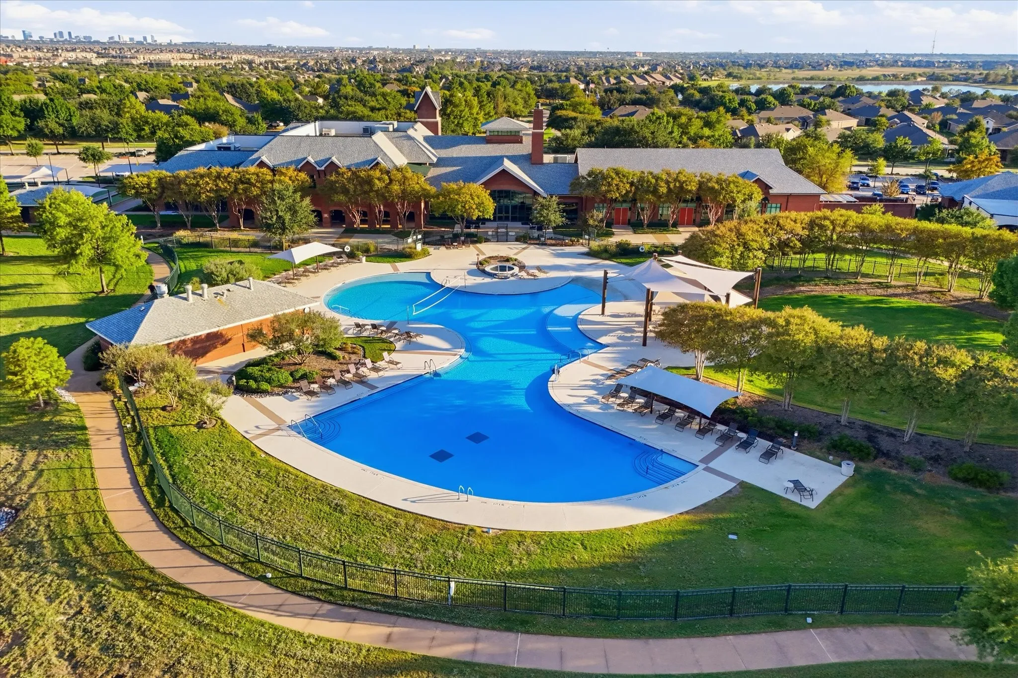 Outdoor community pool