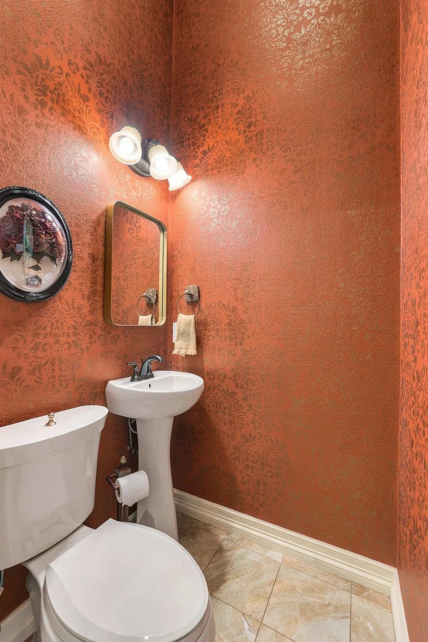 Guest half bathroom
